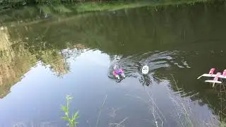 Ein Sommerabend am Fischteich in Atzenbach