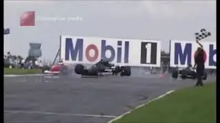 2001 august 21 - Nigel Mansell drive F1x2 and crash @ Donington Park