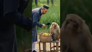Meet the FUNNY Monkey in a Surprising Interview? #status #funny #ai #comedy