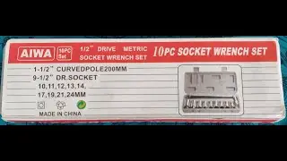 ASRAW oriental @ THE ONLINE STORE Socket Set  Pack of 10