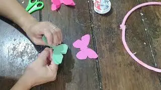 Móbile de borboleta.