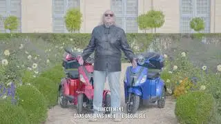 Scooter électrique mobilité 4 roues pour personnes Âgées et pmr