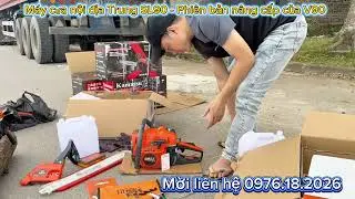 Hướng dẫn c&aacute;ch khởi động m&aacute;y cưa nội địa Trung SL90 - Giật nổ cực kỳ dễ d&agrave;ng 