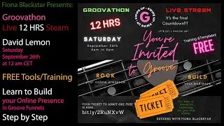 Groovathon 12 hour event Groove Digital - Get free media tools.  Groove is Leading Edge Technology!