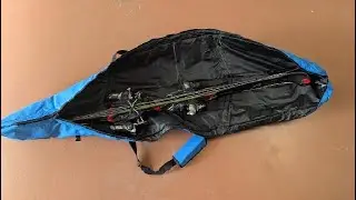 TVDARMO Padded Ski Bag for Air Travel, Fully Single Ski Travel Bags Review, Well-Padded for Travel