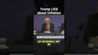 Trump caught LYING about inflation