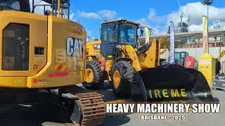 BIGGEST MACHINES! Brisbane Heavy Machinery Show 2025 Highlights (Excavators, Loaders, Trucks)