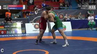 1/8 GR - 97 kg: F. RADINGER (GER) v. Z. TOEROEK (HUN)
