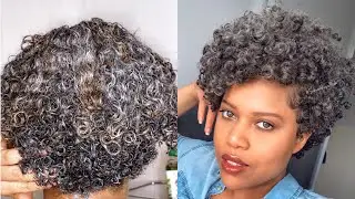 TWA WASH AND GO ON MY SILVER NATURAL HAIR // Samantha Pollack