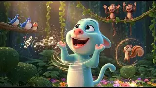 Gilly the Giraffe and the Tall Tree Tune 🦒 Sing Along Animated Nursery Rhyme for Toddlers