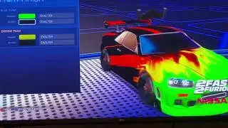 Rocket league EXALTER decal CRIMSON