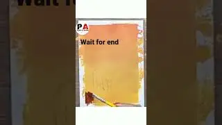 Lion King painting(Landscape painting) || #shorts #ytshorts #lion #drawing