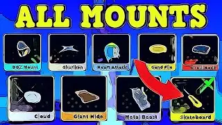 *All MOUNT and BADGE SHOWCASE* Plus ALL Quest Locations in Anime Fighters Simulator