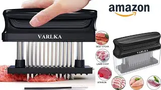 VARLKA Meat Tenderizer Tool|More Efficient for Tenderizing Steak Chicken Pork etc