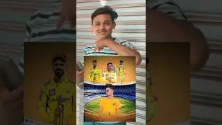 Ipl Csk Team Photo Editing|| Csk Photo Editing #csk #ipl2024 #short