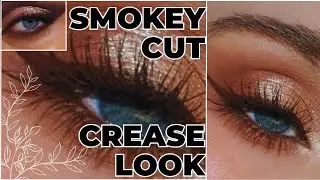 Smokey Cut Crease Makeup Tutorial: Bold & Glamorous | Dramatic Smokey Eyes Tutorial For Beginners✨️