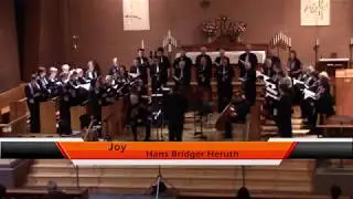 Joy Music by Hans Bridger Heruth, Text by Sara Teasdale - Harmonia Choir of Ottawa