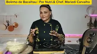 Bolinho de Bacalhau| Frito na Air Frayer| 