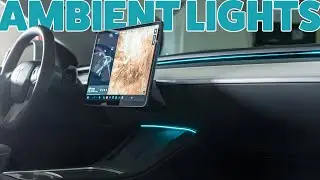Украсьте салон своего Tesla с помощью подсветки EVBASE LED Streamer