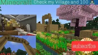 Minecraft In my village tour #subscribe for #channel #viralvideo #views & villagers village 