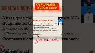 5 Hidden Health Benefits of Ramadan Fasting #drsabeelahmed