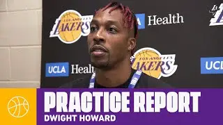 Dwight Howard discusses donating his his salary for the remaining games | Lakers Practice