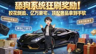 舔狗系統狂刷獎勵！校花倒追、億萬豪宅、頂配奢品拿到手軟#小说 #小说推文 #小说漫画 #小说推荐 #推文