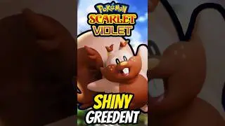 SHINY GREEDENT - POKEMON SCARLET AND VIOLET #shorts
