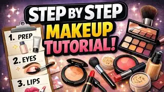 Step by step makeup tutorial |How to do make up step by step |