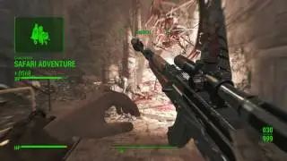 Fallout 4 Nuka World:Open Season with Stealth/Commando Build