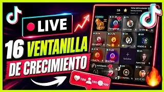 Cómo hacer Un LIVE De Crecimiento En TIKTOK Con 16 Ventanillas ✅