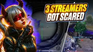 3 PRO Streamer's Got SCARED by Perfect in Top100 CONQUEROR Lobby| Perfect vsStreamer's -1v4 Clutches