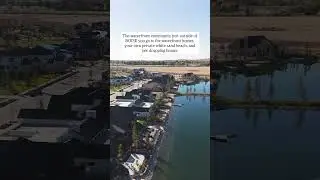 Waterfront homes, private white sand beaches, this community is next level.