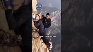 &iquest;Por qu&eacute; el camino al Monte Huashan fue hecho de esta manera?