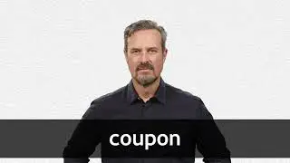 How to pronounce COUPON in American English