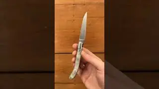 Fontenille Pataud lockback folders with phosphorescent scales!