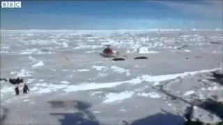 Antarctic researchers rescued from ice bound ship
