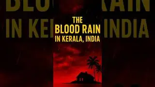 Blood Rain in Kerala blood🩸