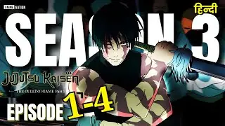 Jujutsu Kaisen Season 3 EP 1&ndash;4 Hindi Explained 🔥 | EP 4 Full Breakdown | Anime Nation