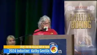 Kathy Gentile 2024 Florida Boxing Hall of Fame Induction Speech 6.23.24.