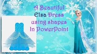 How to Design Princess Dress in PPT-  Learn Princess Dress Design in PPT-Pannu TV Kids