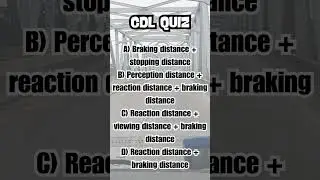 CDL QUIZ #truckdriving #trucking #cdlhelp #truckdrivingjobs #trucker #cdldriver
