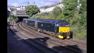 57605 TOTNES CASTLE ENTERS PLYMOUTH WITH THE 2C51 1750 EXETER ST DAVIDS-PENZANCE - 3rd June 2017