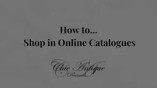 How to shop in Online Catalogue