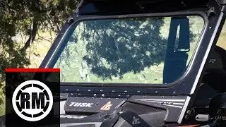 Tusk UTV Folding Glass Windshield | 2019+ Polaris RZR XP 1000