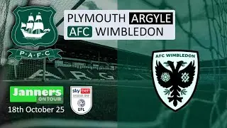 Plymouth Argyle 1-2 AFC Wimbledon (18/10/25) Match Day Vlog. 