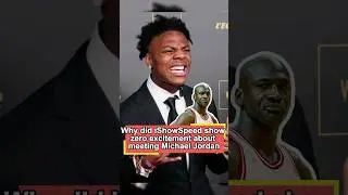 Why did iShowSpeed show zero excitement about meeting Michael Jordan?#nba #basketball #giannis