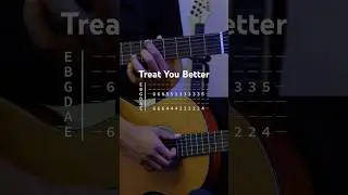 🎸 Learn Treat You Better by Shawn Mendes on guitar with easy tabs! 🎶