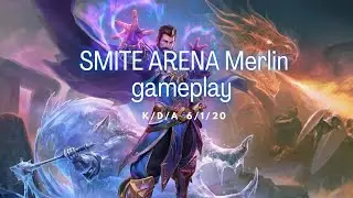 Smite Arena  Merlin Gameplay no commentary