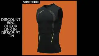 Compression Tank Top Men Running Gym Shirt Sleeveless Quick Dry Sportswear Male Fitness Bodybuilding